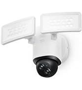 eufy Security Floodlight Camera E340 with Cable, Giro de 360° e inclinación, grabación ininterrump...